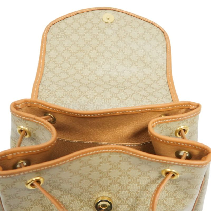 CELINE Backpack, Brown Monogram PVC