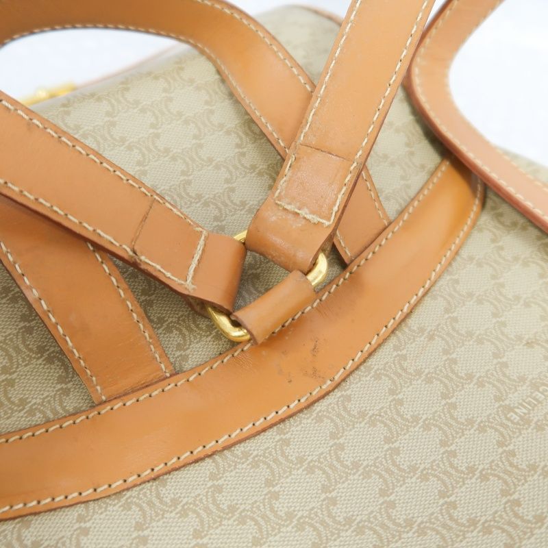 CELINE Backpack, Brown Monogram PVC