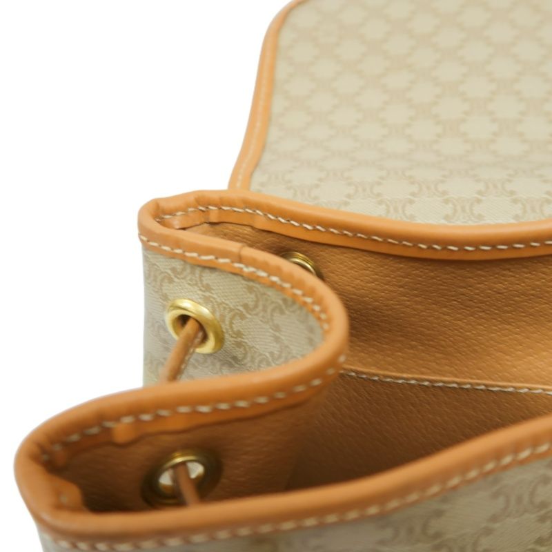 CELINE Backpack, Brown Monogram PVC