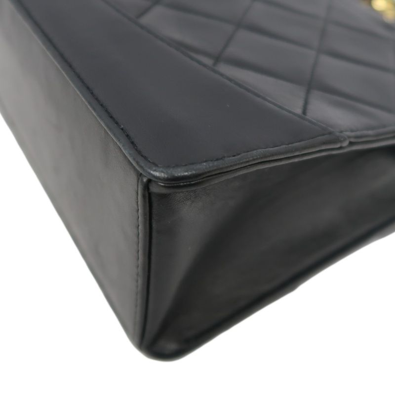 CHANEL 2.55 Quilted Crossbody Bag, Lambskin, Black with Gold Hardware, Authenticity Card Included