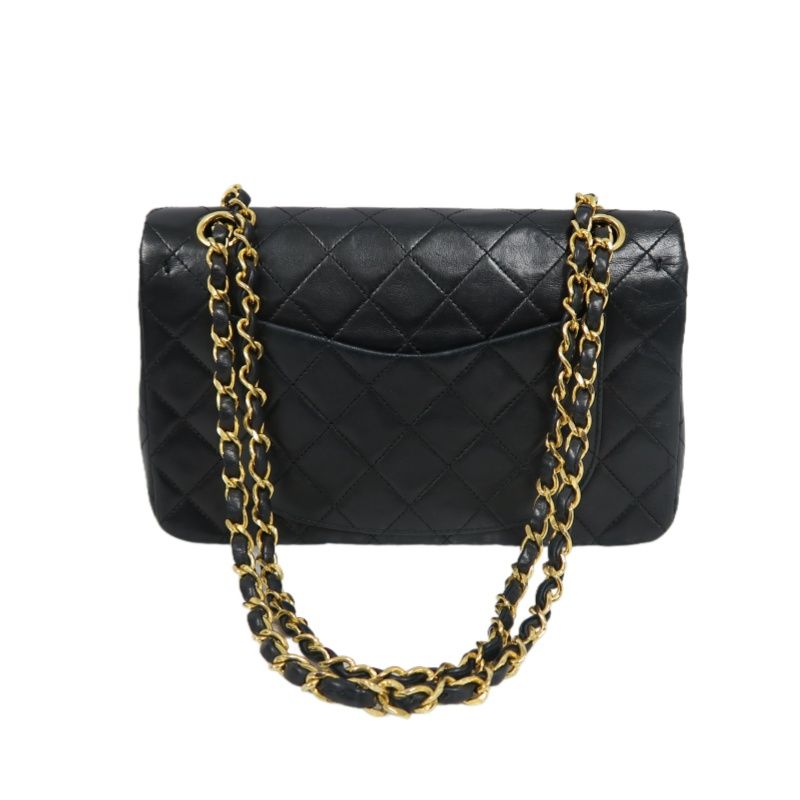 CHANEL Classic Flap 23 Matelassé Shoulder Bag, Lambskin, Black, Gold Hardware