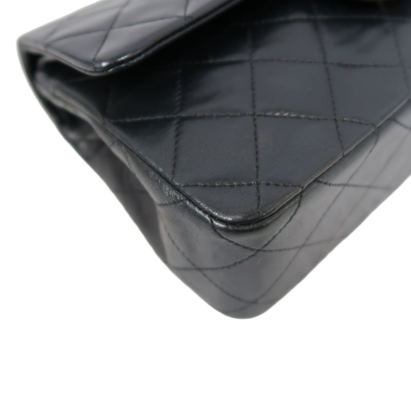 CHANEL Classic Flap 23 Matelassé Shoulder Bag, Lambskin, Black, Gold Hardware