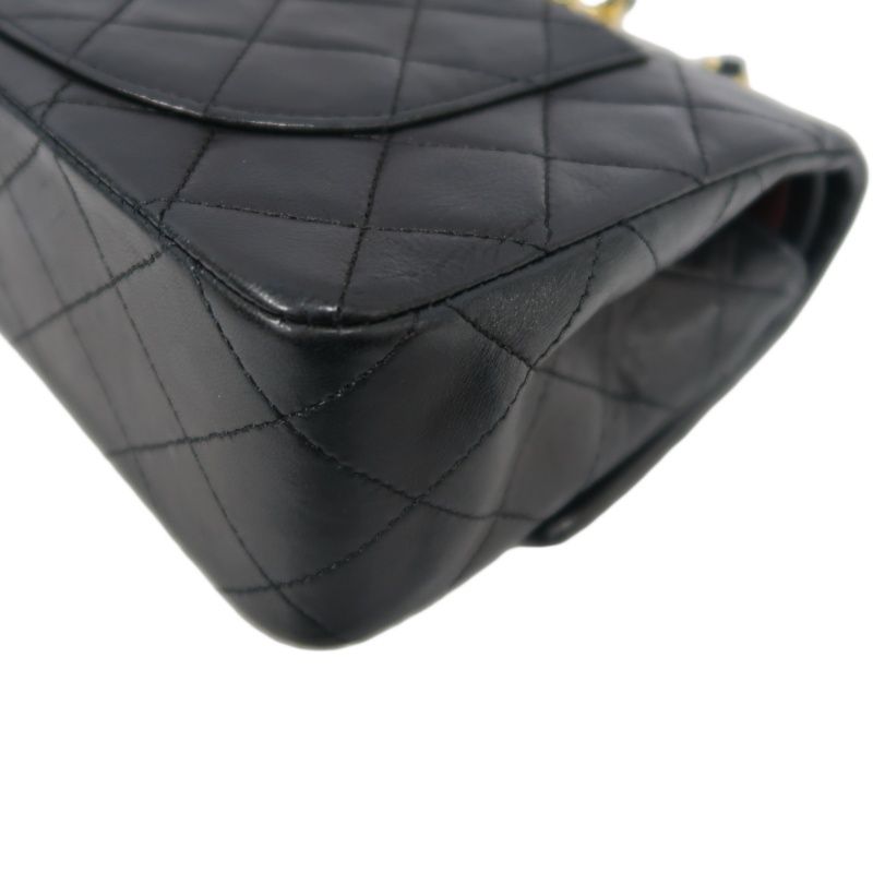 CHANEL Classic Flap 23 Matelassé Shoulder Bag, Lambskin, Black, Gold Hardware