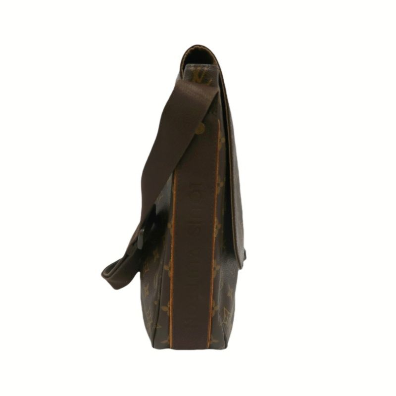 LOUIS VUITTON Monogram Messenger Crossbody Bag, Brown PVC Coated Canvas