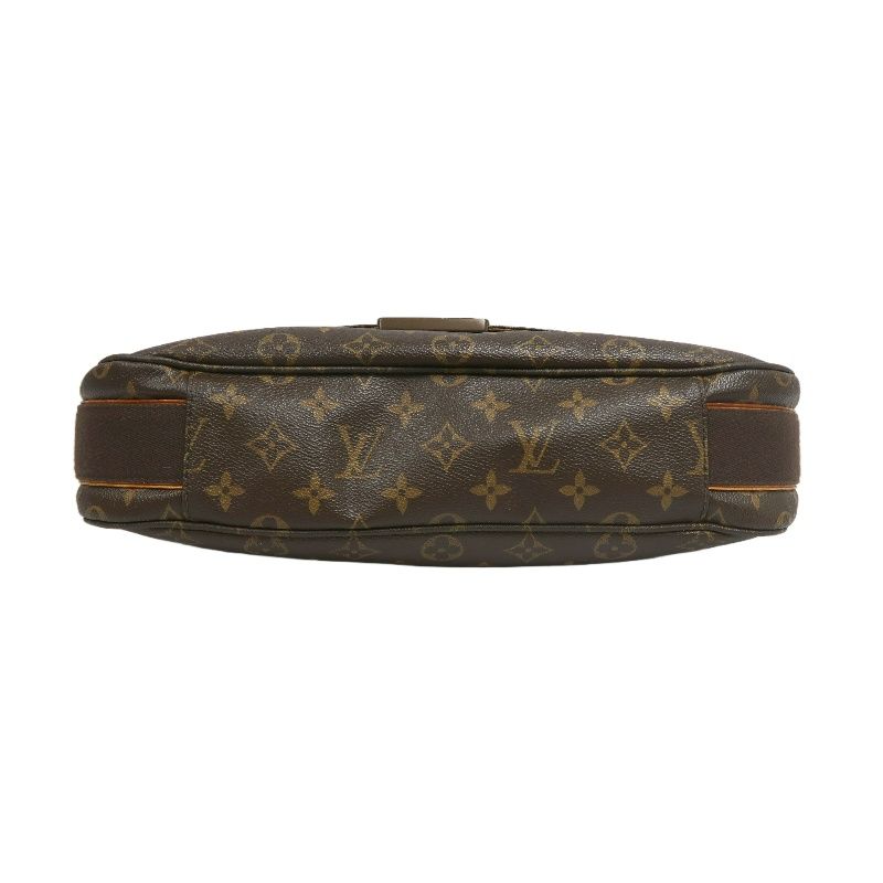 LOUIS VUITTON Monogram Messenger Crossbody Bag, Brown PVC Coated Canvas