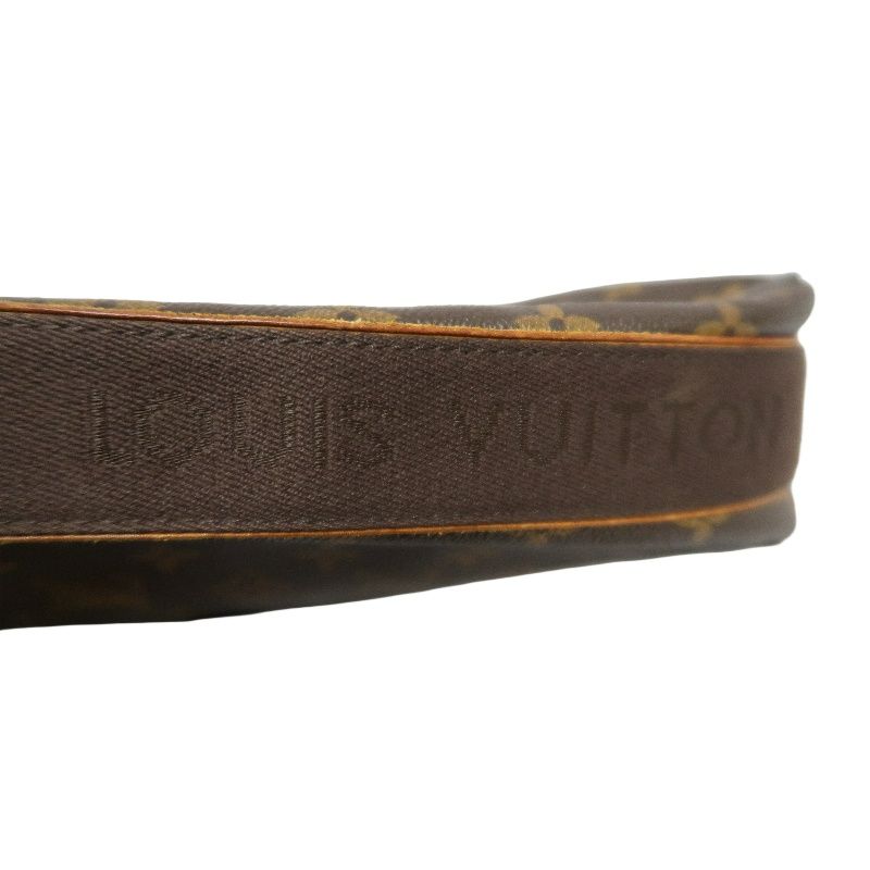 LOUIS VUITTON Monogram Messenger Crossbody Bag, Brown PVC Coated Canvas