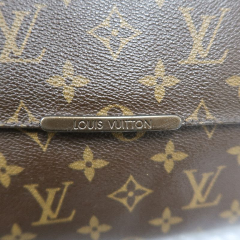 LOUIS VUITTON Monogram Messenger Crossbody Bag, Brown PVC Coated Canvas