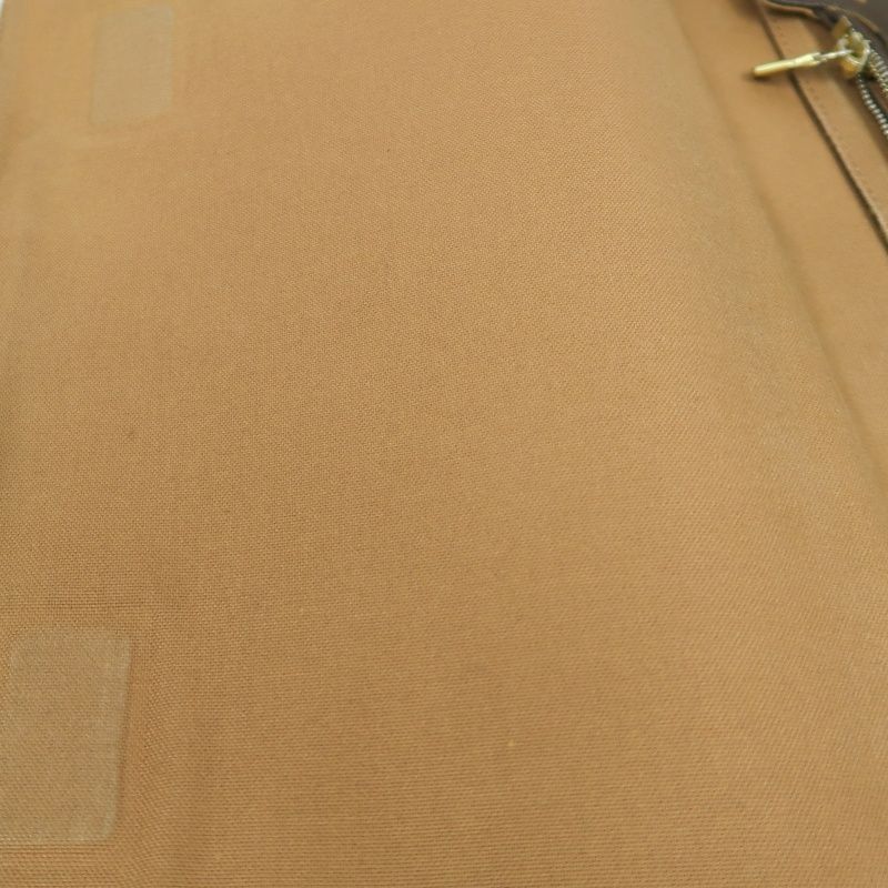 LOUIS VUITTON Monogram Messenger Crossbody Bag, Brown PVC Coated Canvas