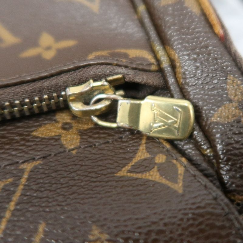 LOUIS VUITTON Monogram Messenger Crossbody Bag, Brown PVC Coated Canvas