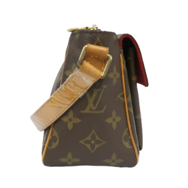 LOUIS VUITTON Viva Cite PM Shoulder Bag, Monogram Coated Canvas, Brown