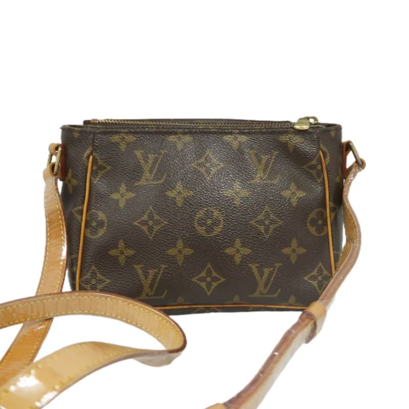 LOUIS VUITTON Viva Cite PM Shoulder Bag, Monogram Coated Canvas, Brown