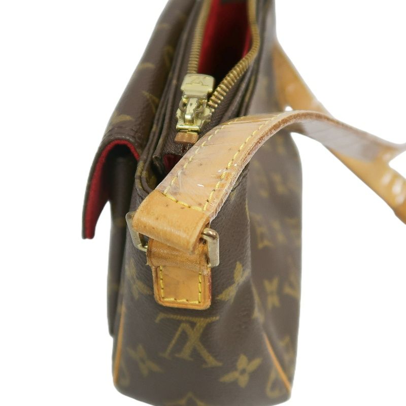 LOUIS VUITTON Viva Cite PM Shoulder Bag, Monogram Coated Canvas, Brown