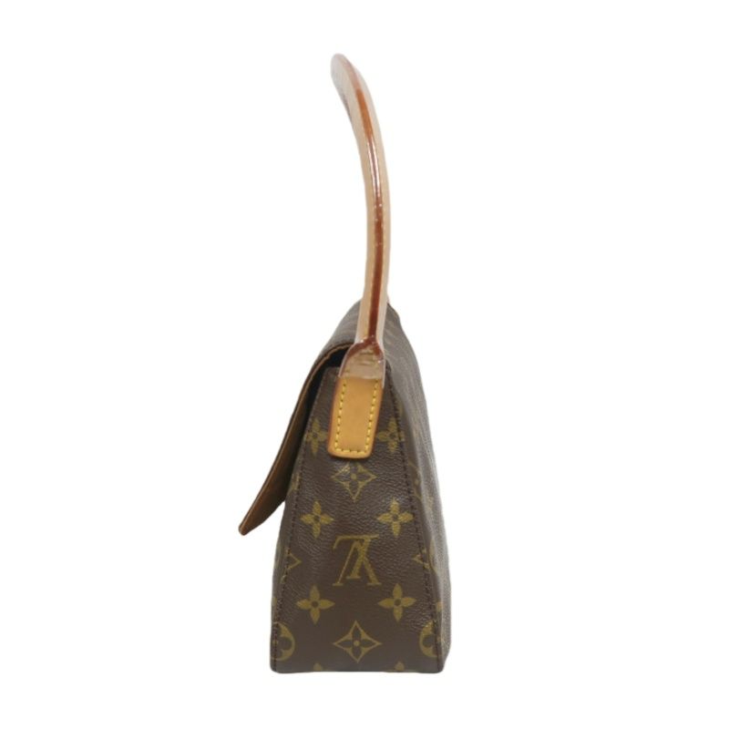 LOUIS VUITTON Mini Looping Shoulder Bag, Brown Monogram PVC Coated Canvas