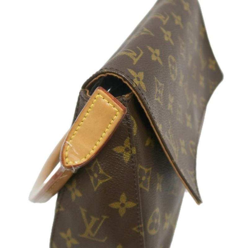 LOUIS VUITTON Mini Looping Shoulder Bag, Brown Monogram PVC Coated Canvas