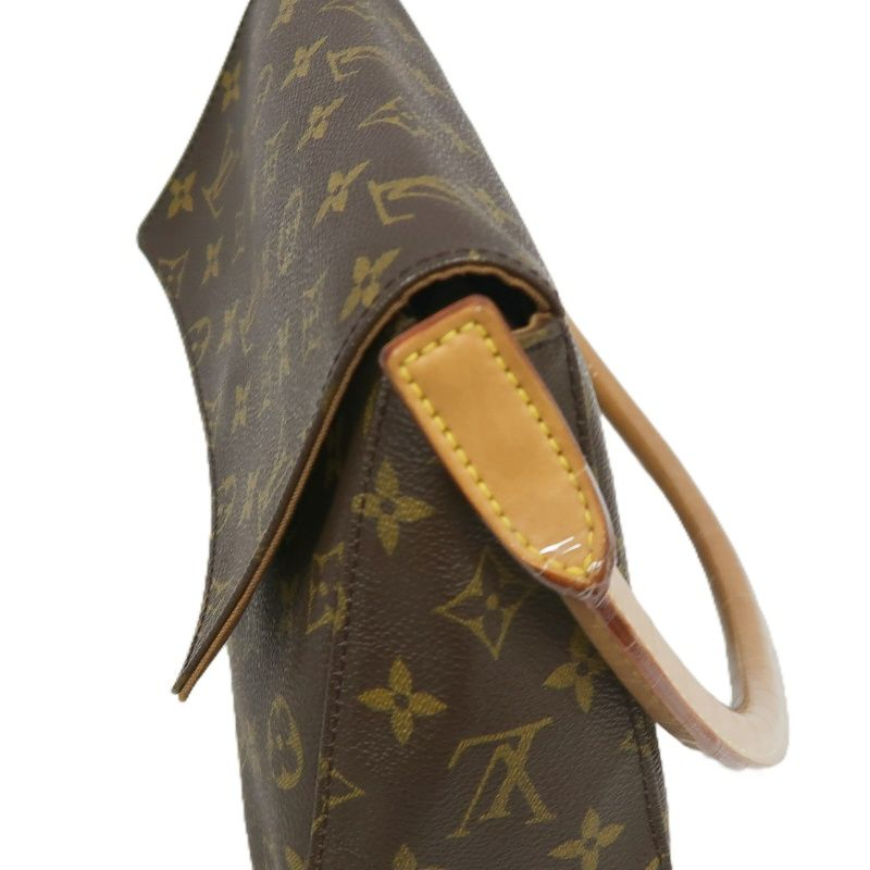 LOUIS VUITTON Mini Looping Shoulder Bag, Brown Monogram PVC Coated Canvas