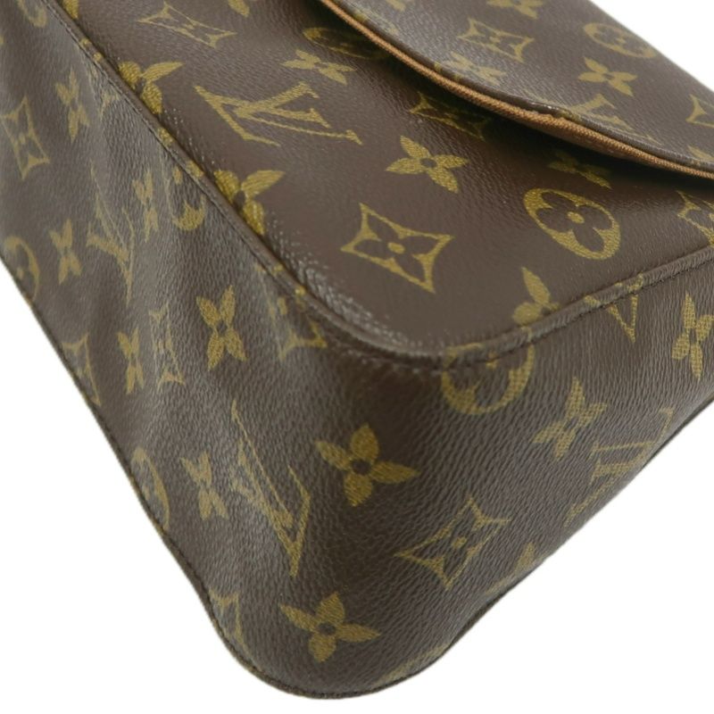 LOUIS VUITTON Mini Looping Shoulder Bag, Brown Monogram PVC Coated Canvas
