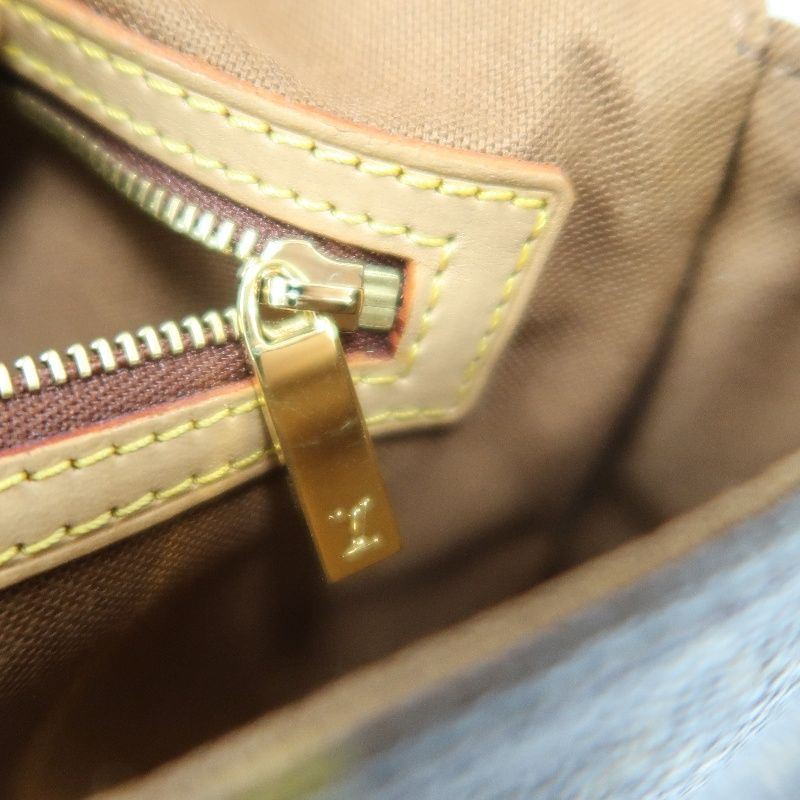 LOUIS VUITTON Mini Looping Shoulder Bag, Brown Monogram PVC Coated Canvas