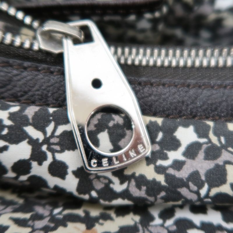 CELINE Bogie Handbag, Blue Denim with Macadam Pattern