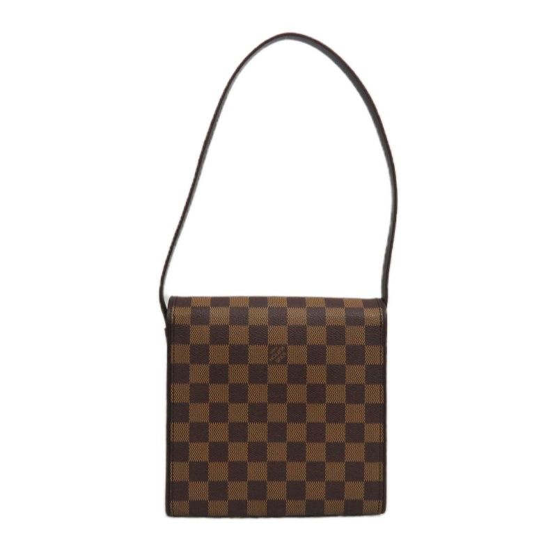 LOUIS VUITTON Tribeca Mini Handbag, Damier Ebene Coated Canvas, Brown