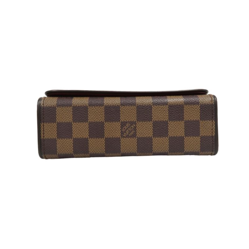 LOUIS VUITTON Tribeca Mini Handbag, Damier Ebene Coated Canvas, Brown