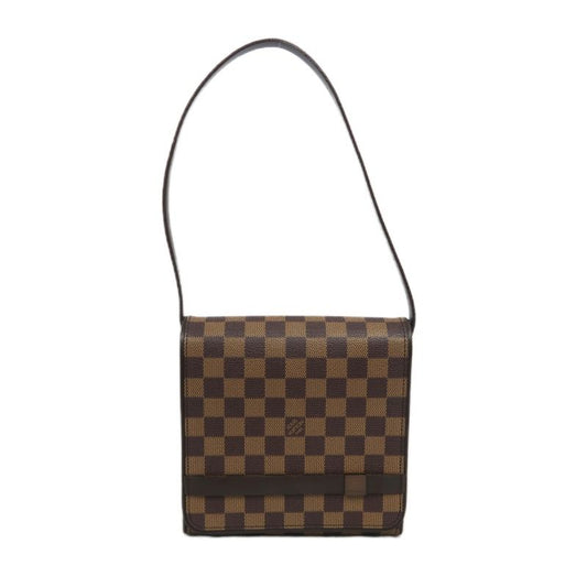 LOUIS VUITTON Tribeca Mini Handbag, Damier Ebene Coated Canvas, Brown
