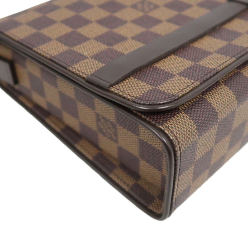 LOUIS VUITTON Tribeca Mini Handbag, Damier Ebene Coated Canvas, Brown