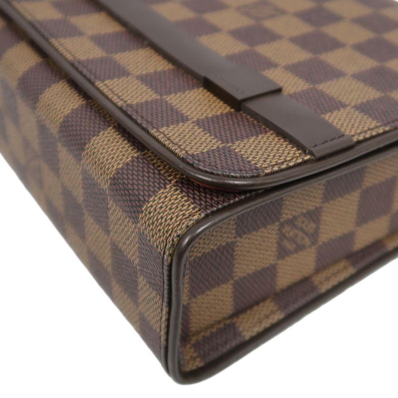 LOUIS VUITTON Tribeca Mini Handbag, Damier Ebene Coated Canvas, Brown