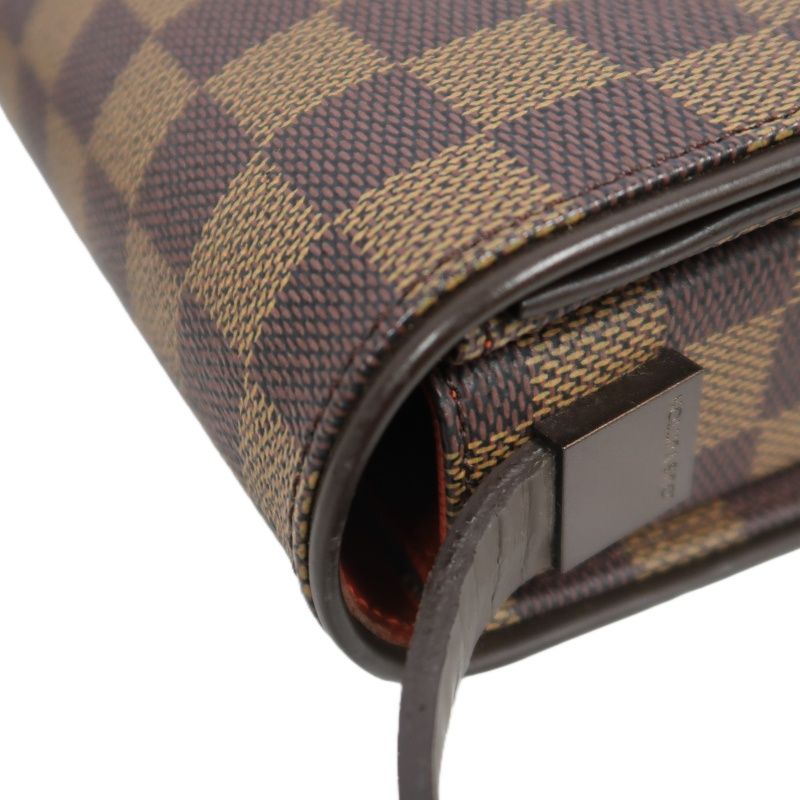 LOUIS VUITTON Tribeca Mini Handbag, Damier Ebene Coated Canvas, Brown