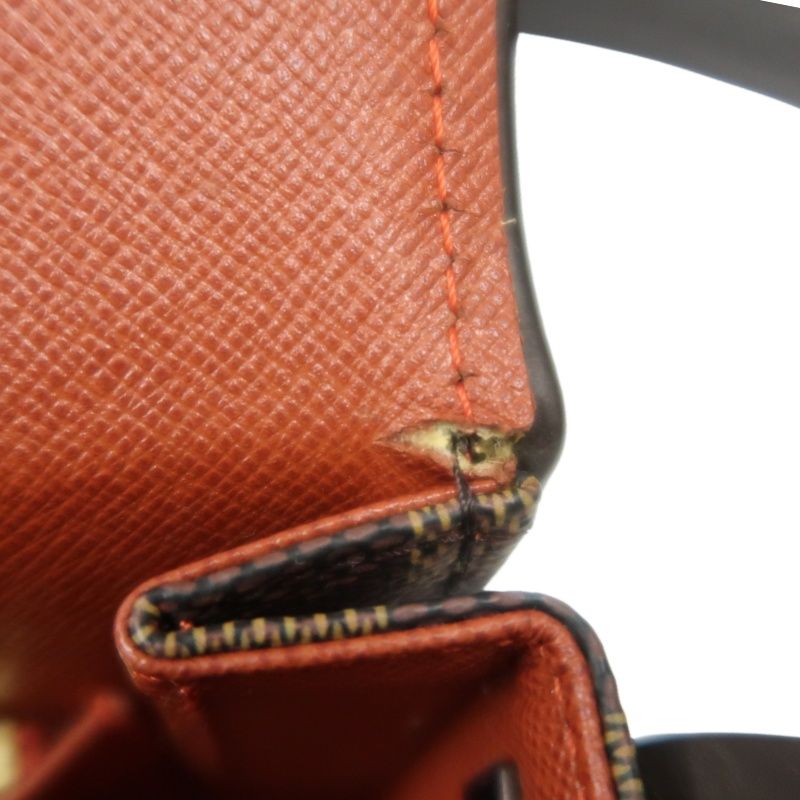 LOUIS VUITTON Tribeca Mini Handbag, Damier Ebene Coated Canvas, Brown
