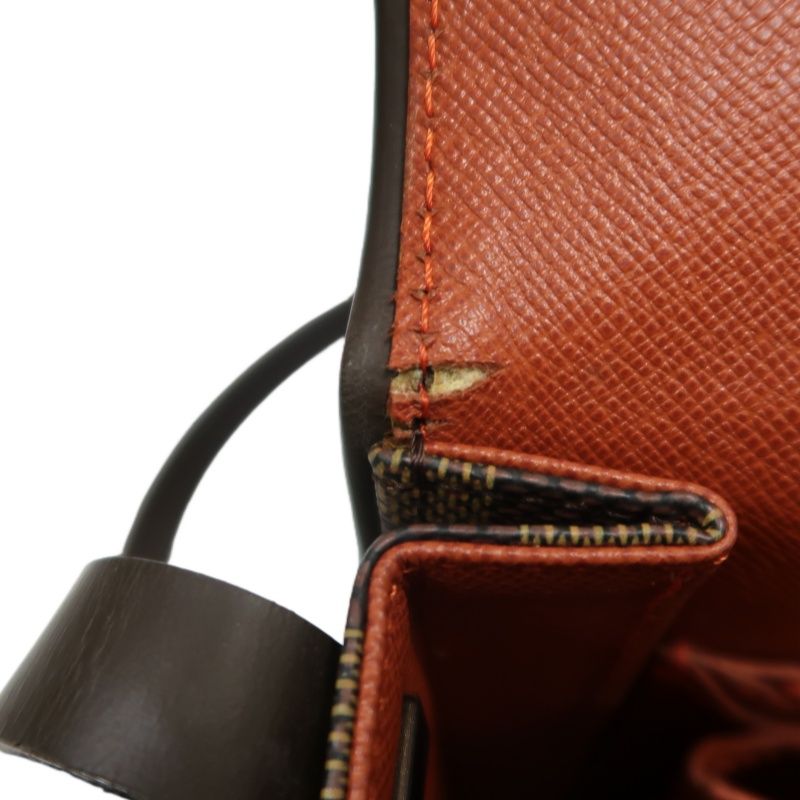 LOUIS VUITTON Tribeca Mini Handbag, Damier Ebene Coated Canvas, Brown