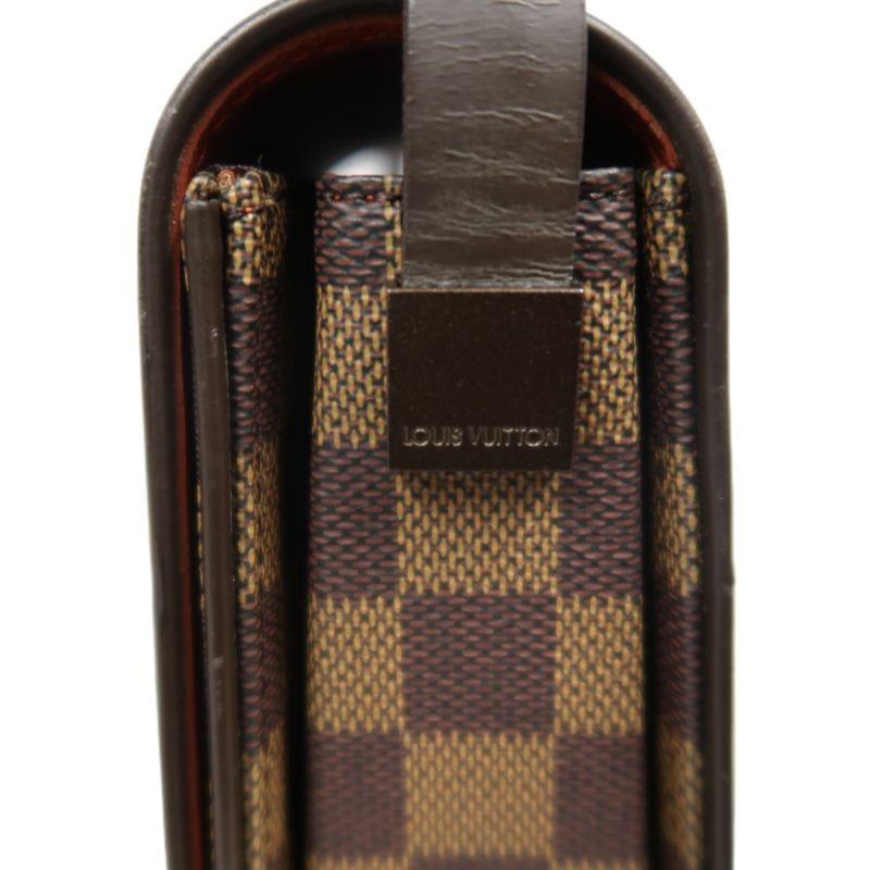 LOUIS VUITTON Tribeca Mini Handbag, Damier Ebene Coated Canvas, Brown