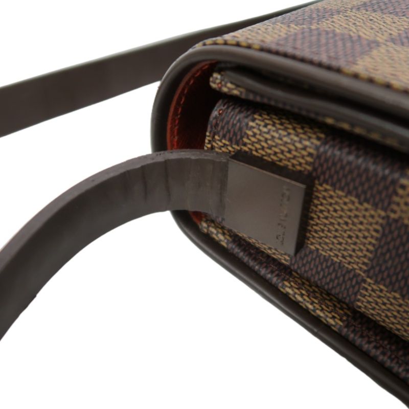 LOUIS VUITTON Tribeca Mini Handbag, Damier Ebene Coated Canvas, Brown