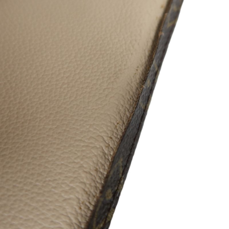 LOUIS VUITTON Sac Plat Handbag, Brown Monogram PVC Coated Canvas