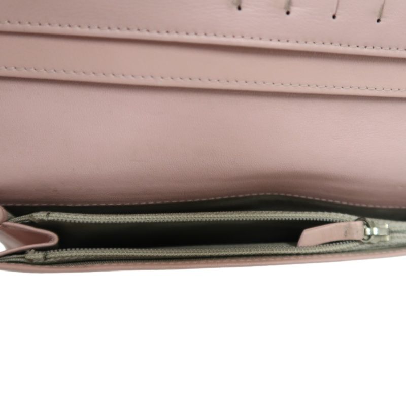 CHANEL Pink Long Wallet, Caviar Leather