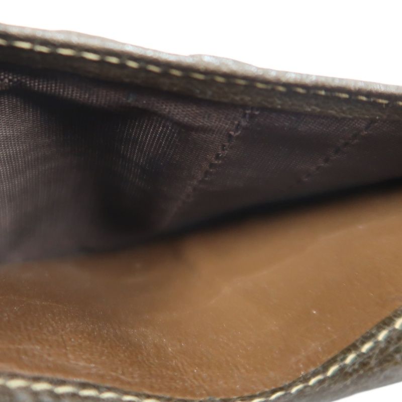 GUCCI Brown GG Supreme Canvas Wallet