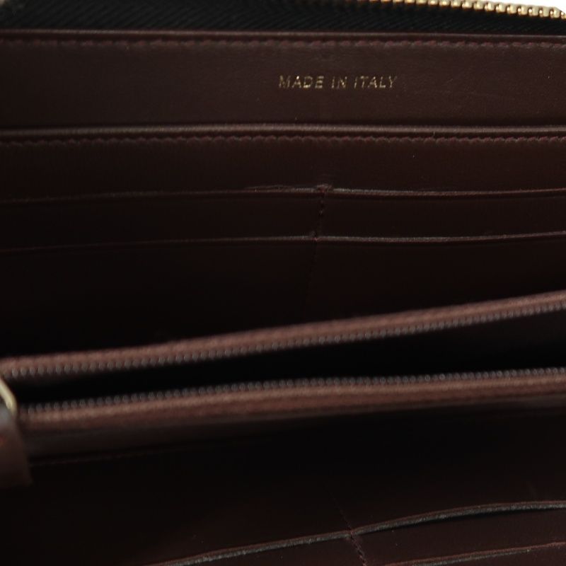 CHANEL Black Lambskin Quilted Long Wallet with Gold Hardware