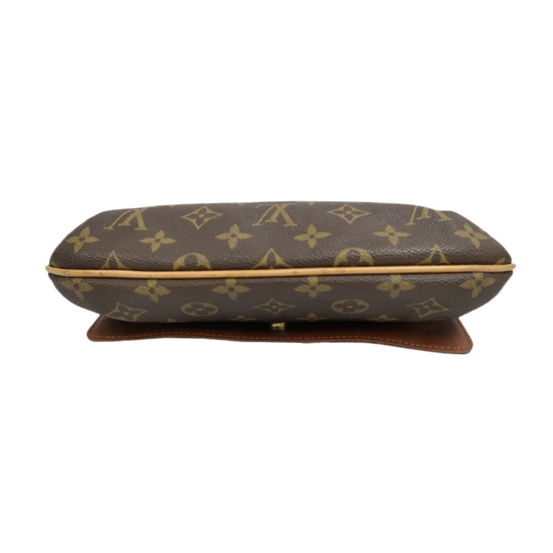 LOUIS VUITTON Musette Tango Short Shoulder Bag, Monogram Coated Canvas, Brown