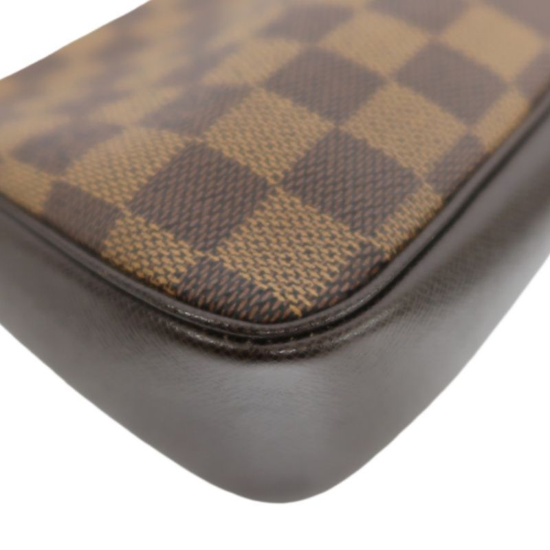 LOUIS VUITTON True Make Up Damier Ebene Pouch Handbag