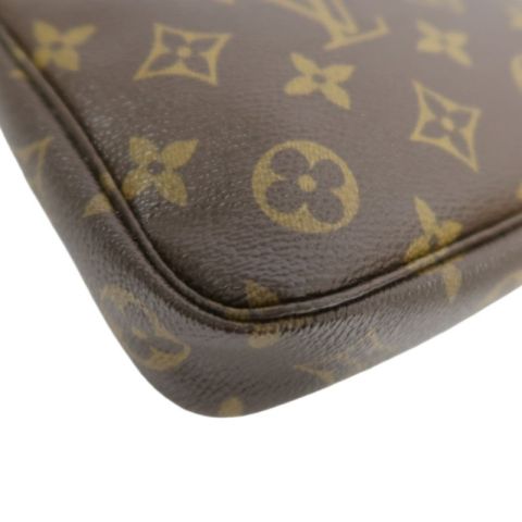 LOUIS VUITTON Cherry Pochette Accessoires Monogram Brown Underarm Pouch - Coated Canvas
