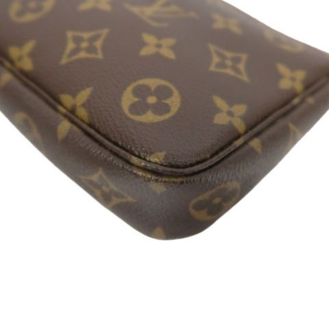 LOUIS VUITTON Cherry Pochette Accessoires Monogram Brown Underarm Pouch - Coated Canvas