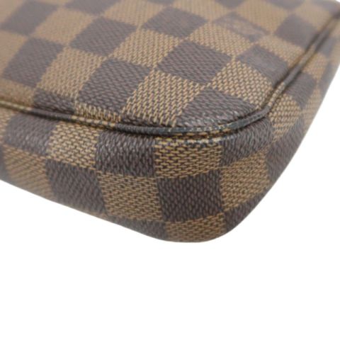 LOUIS VUITTON Pochette Accessoires Damier Brown Pouch - Coated Canvas