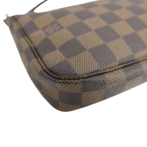 LOUIS VUITTON Pochette Accessoires Damier Brown Pouch - Coated Canvas