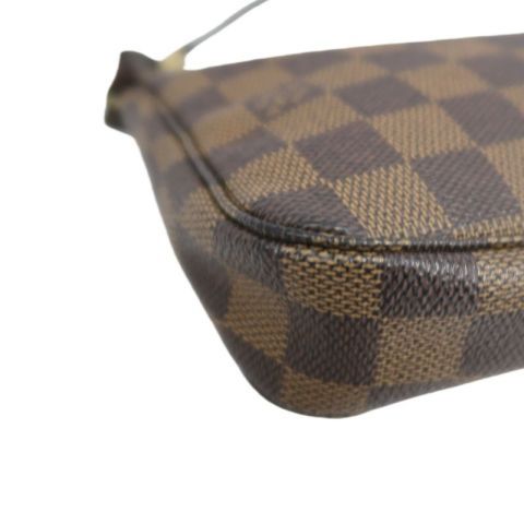 LOUIS VUITTON Pochette Accessoires Damier Brown Pouch - Coated Canvas