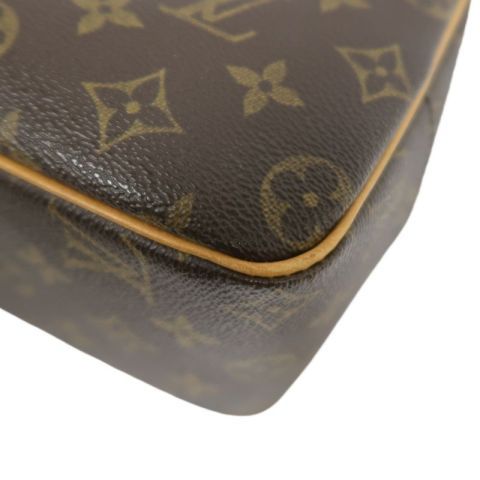 LOUIS VUITTON City MM Monogram Brown Shoulder Bag - Coated Canvas