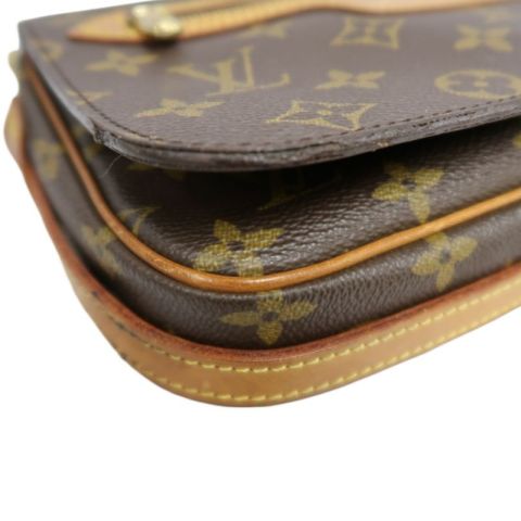 LOUIS VUITTON Monogram Saint-Germain 24 Brown Crossbody Bag