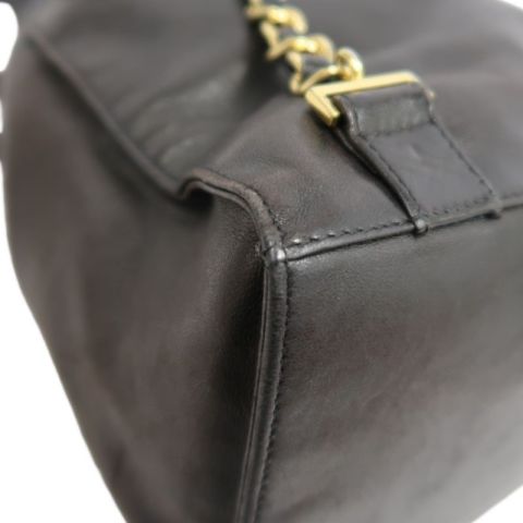 CHANEL Coco Mark Black Lambskin Backpack with Gold Hardware
