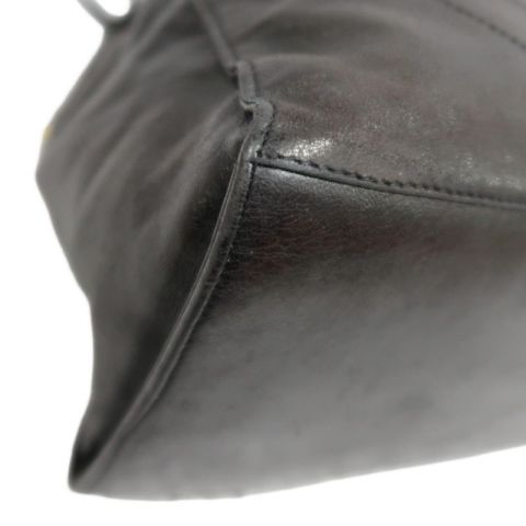 CHANEL Coco Mark Black Lambskin Backpack with Gold Hardware