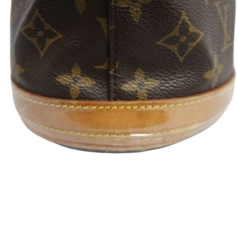 LOUIS VUITTON Bucket PM Monogram Shoulder Tote - Brown Coated Canvas with Pouch