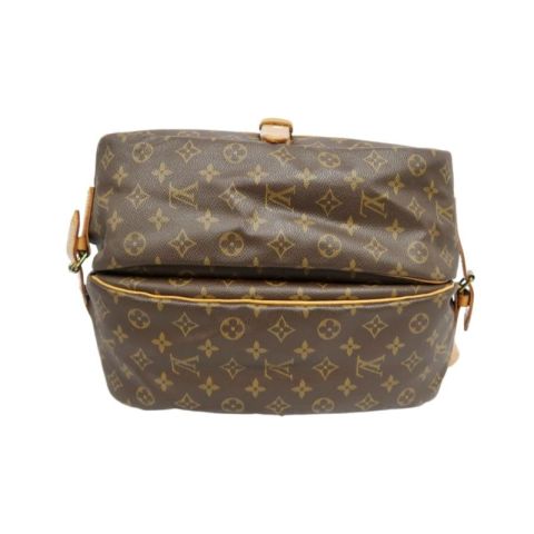 LOUIS VUITTON Soufflot 35 Monogram Brown Shoulder Crossbody Bag - Coated Canvas