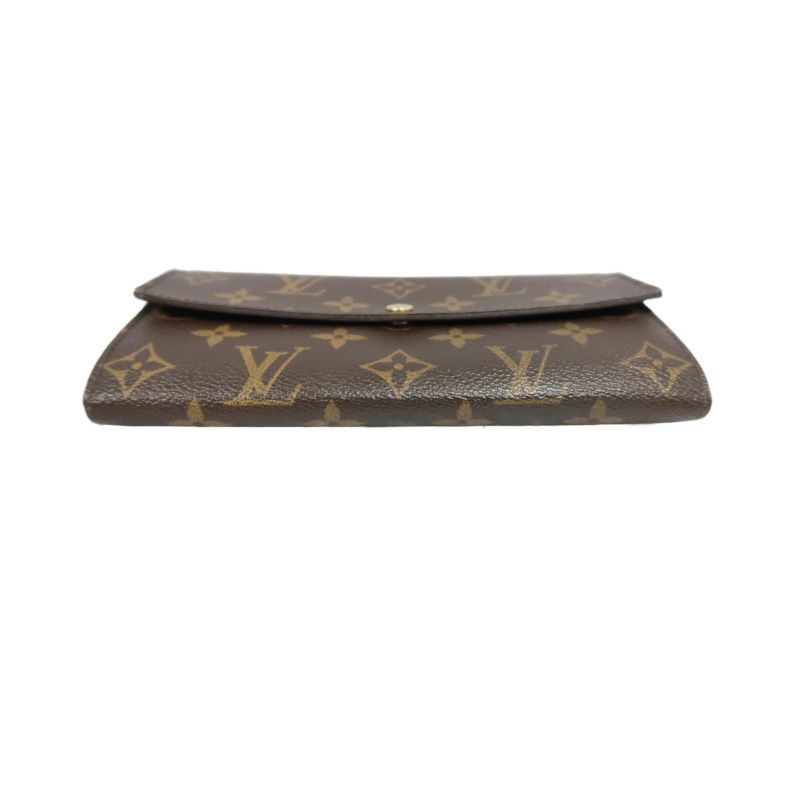 Louis Vuitton Porte-Tresor Monogram Long Wallet, Brown; LV Monogram PVC Emilie Long Wallet